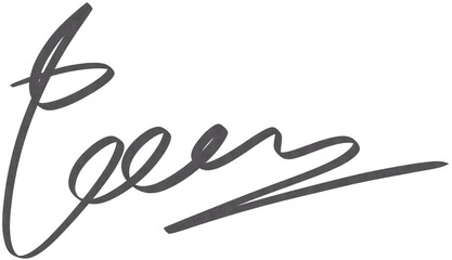 Sign and Signature Illustration