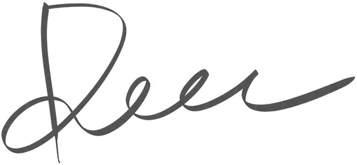 Sign and Signature Illustration