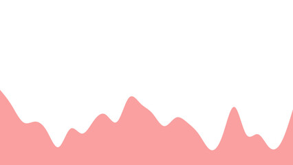 Abstract flowing pink shape on a clean white background, perfect for sweet designs, backdrops, or playful branding.