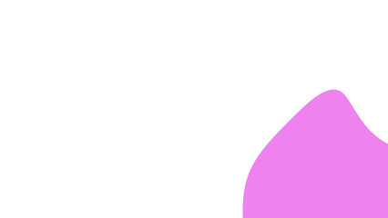 Modern abstract pink curved shape on a clean white background, ideal for graphic design, presentations, or feminine branding. Simple, elegant, and versatile.