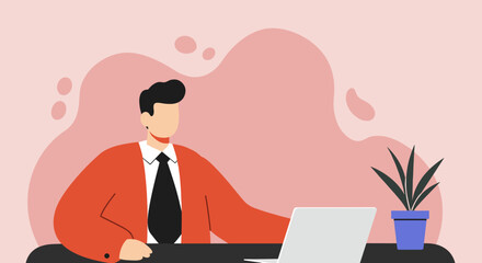 Relaxed person working remotely on a laptop in a casual setting. Illustrates modern work-life balance, productivity, and digital freedom.