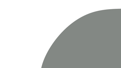 Clean, minimalist abstract background featuring a soft grey curved shape on a bright white canvas. Ideal for modern graphic design, presentations, and branding.