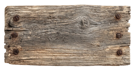 Weathered wooden plank