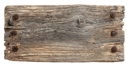 Weathered wooden plank