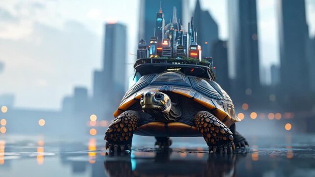 A City on a Turtles Back - Urban Fantasy.