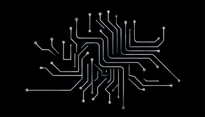Abstract circuit board background