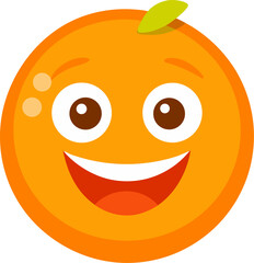 smiling orange fruit