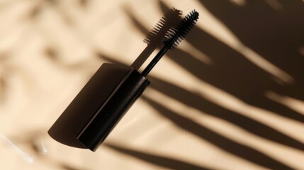 Naklejka premium Isolated Beauty & Art Tools: Makeup Brushes, Mascara, Pencils & Screwdrivers – Macro Close-Ups