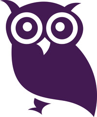 Owl Logo Design Element Set