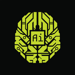 AI brain illustration