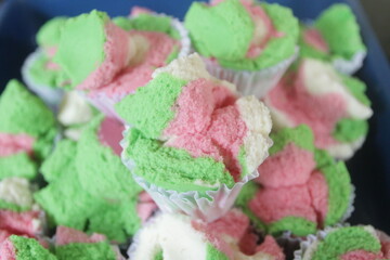 traditional cupcake on table