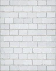Whitewashed Brick Texture Background with Bordered Blank Area for Minimal Branding