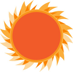 태양 원형 프레임