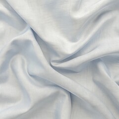 Soft Wrinkled Cotton Fabric Texture Background with Bordered Blank Area for Casual Layouts
