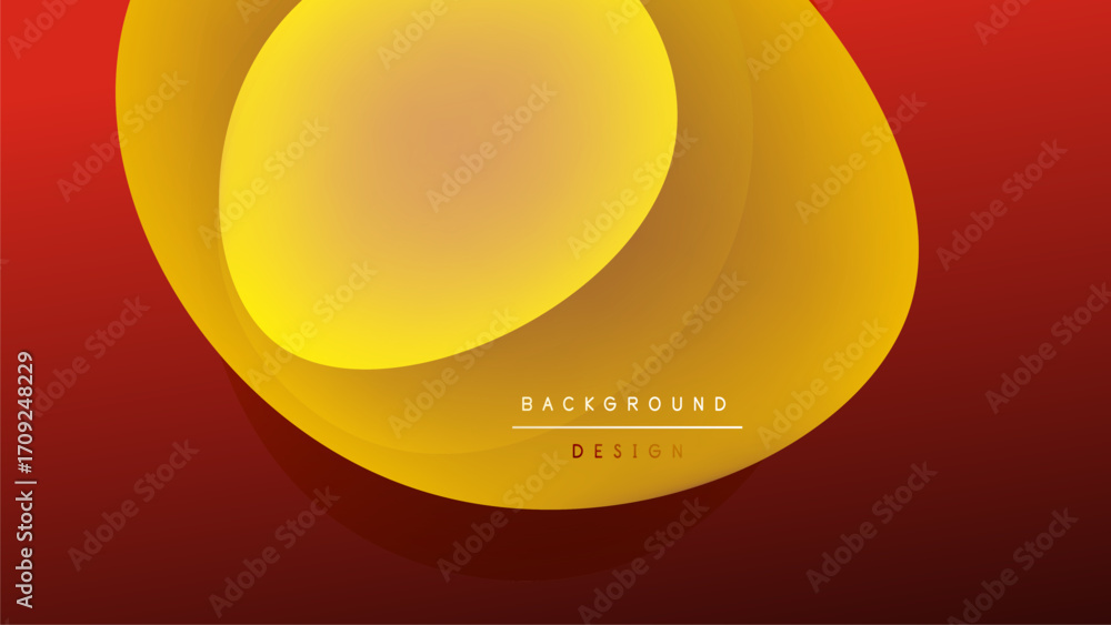 Aufkleber abstract design features overlapping golden layers. gradient transitions create depth, warmth. backg
