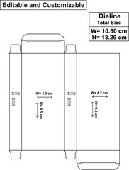 Dieline template, box template design,diecute design, medichine box design