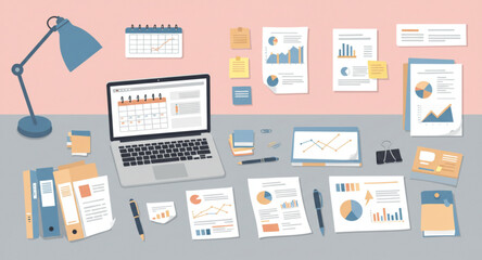 set of business icons