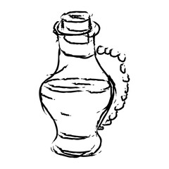 Potion Bottle Hand Drawn Halloween Illustration