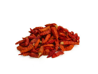Dried red Karen chili is traditional Asia chili (Prik Ka Reang) on transparen png