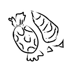 Candy Wrapper Hand Drawn Halloween Illustration