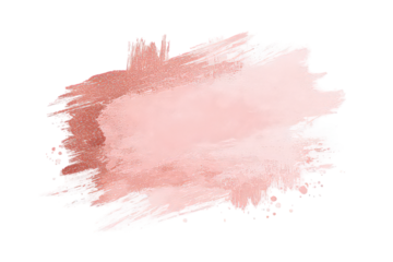 Abstract Brush Stroke Design With Pink And Rose Gold Glitters