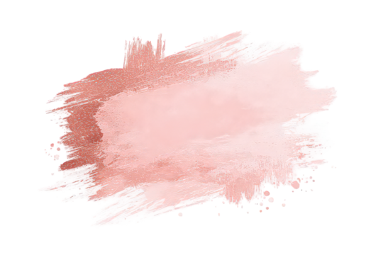 Abstract Brush Stroke Design With Pink And Rose Gold Glitters