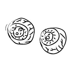 Eyeballs Hand Drawn Halloween Illustration