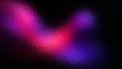 Abstract background with vibrant pink and purple glowing light streaks against a dark backdrop