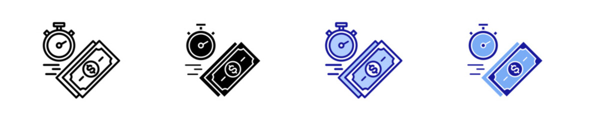 Quick  Icon Set Multiple Style Collection