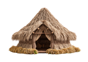 Thatched hut, rustic, ancient dwelling