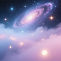 space galaxy in space