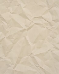 Obraz premium Crumpled Texture Background with Soft Beige Tones and Subtle Folds for Minimal Posters