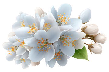 Delicate Light Blue Blossoms