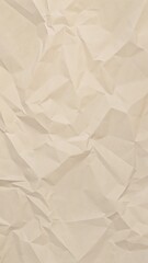Obraz premium Crumpled Texture Background with Soft Beige Tones and Subtle Folds for Minimal Posters