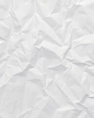 Naklejka premium Crumpled Texture Background with Stark White Creases for Editorial Layouts