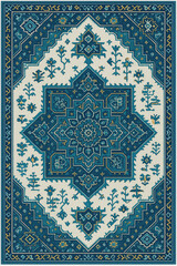 Moroccan Folk art inspired Carpet with modern Pattern in high definition isolated on white canvas with trending colors	