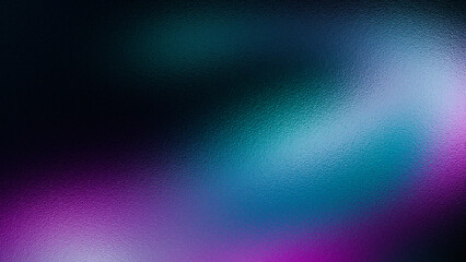Abstract textured background with vibrant purple and teal light gradients and dark shadows