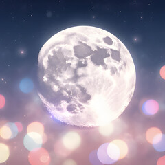 earth and moon