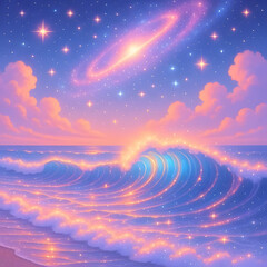 sunrise over the ocean
