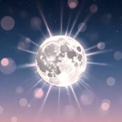earth and moon