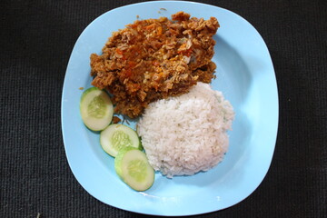 rice with chicken
