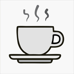 a cup of coffee in the morning