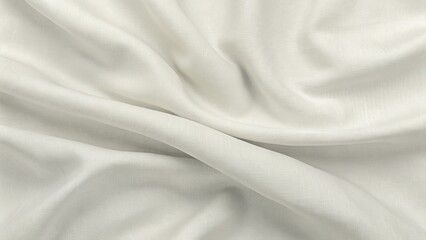 Obraz premium Soft Wrinkled Cotton Fabric Texture Background with Bordered Blank Area for Casual Layouts