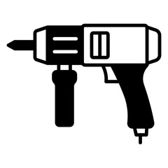 Impact Wrench Tool Icon: Power Tool for Construction and Repair