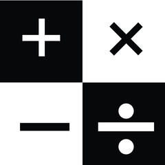 Obraz premium math icon design 