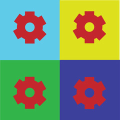 4 gear icon 
