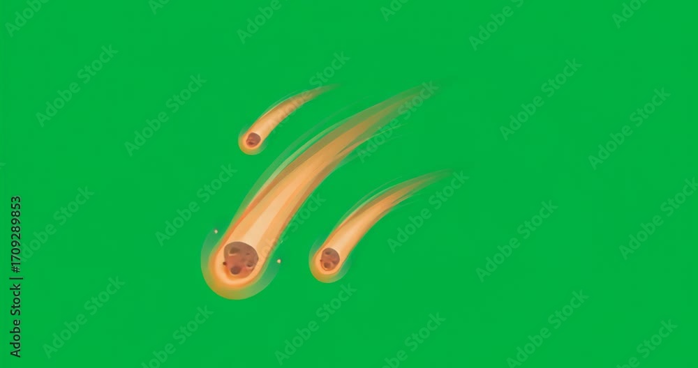 Poster faint form entering triggers orange shapes drifting converging intertwining across clear blue plane