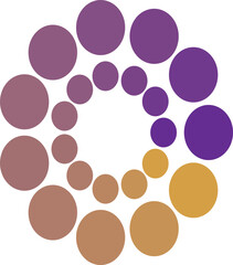  2 circle dot design 