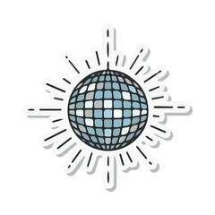 disco ball vector illustration design