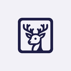 Deer Square Logo